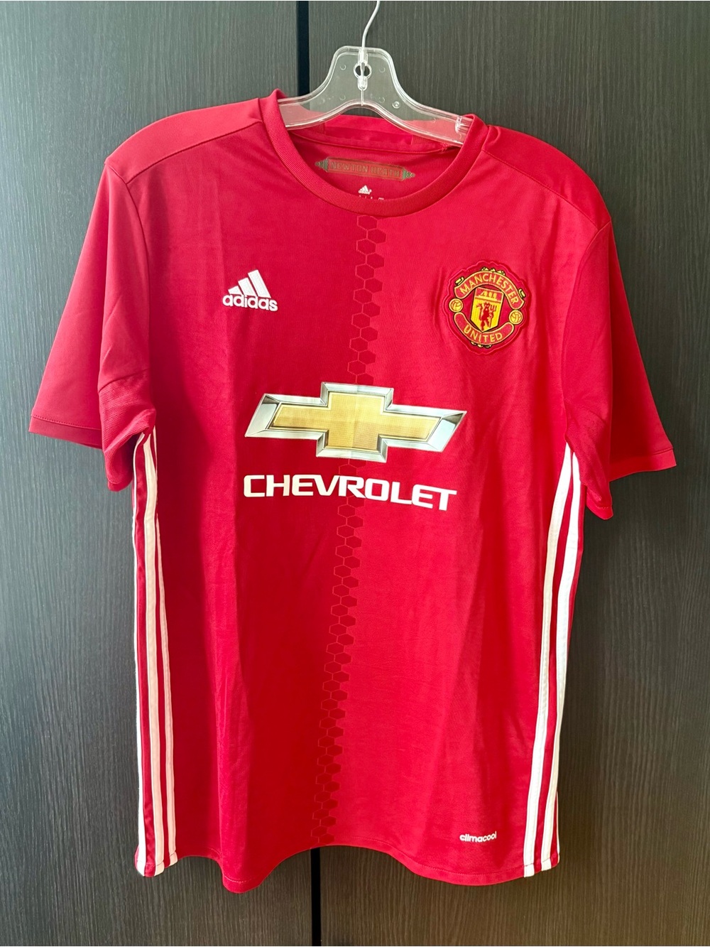 adidas Manchester United Red Short-Sleeve Football Jersey